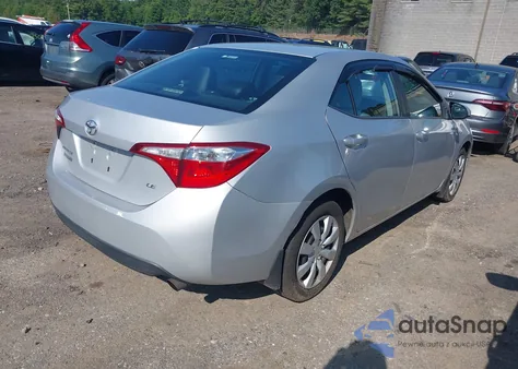 2014 Toyota Corolla Le z USA, uszkodzony, nr VIN 2T1BURHE6EC219673